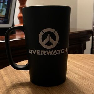 Blizzard, Overwatch Black and White Reaper Ceramic Tall Mug or Cup RARE 2016